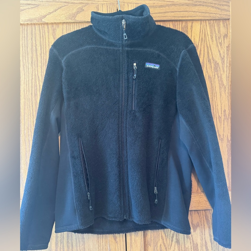 Patagonia Black Full‑Zip Fleece Jacket